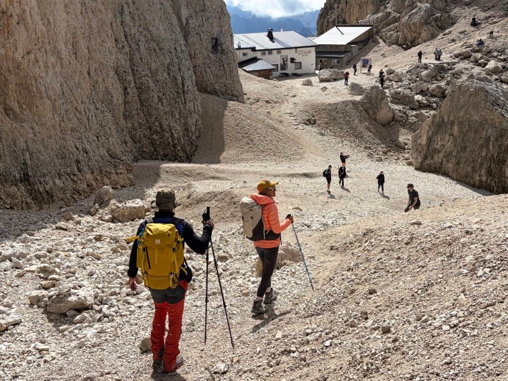 Forcella del Sassolungo 纜車頂